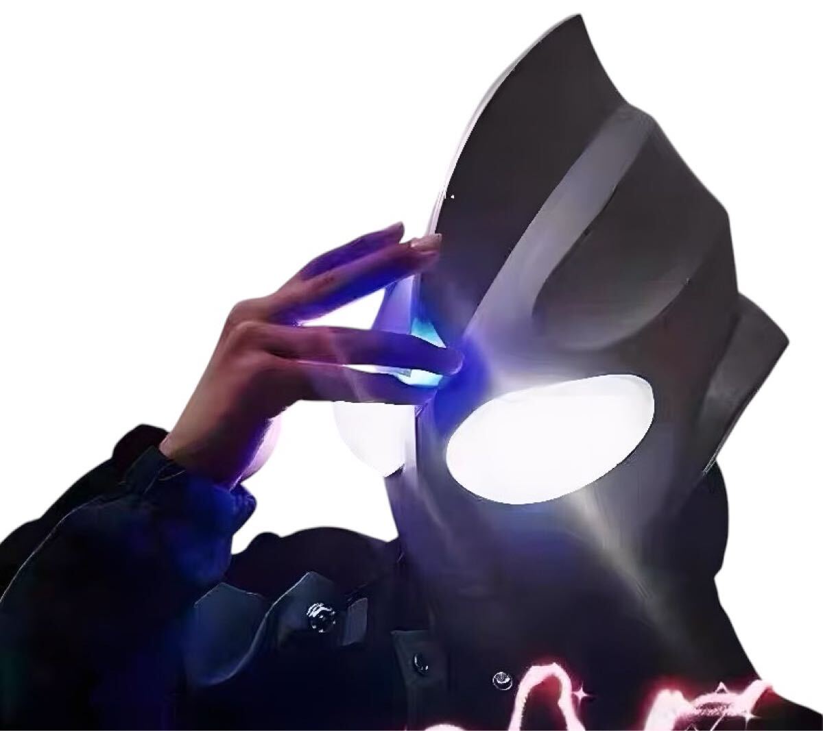 ウルトラマン　リアルマスク　発光機能　デラックスバージョン　コスチューム　コスプレ マスク : [EINI] Yahoo!オークション - 発光