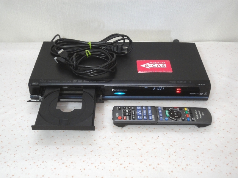 2番組同時録画★Panasonic ブルーレイレコーダーBW680・動作OK パナソニック DIGA DMR-BW680 500GB 2番組同時録画 純正リモコン付
