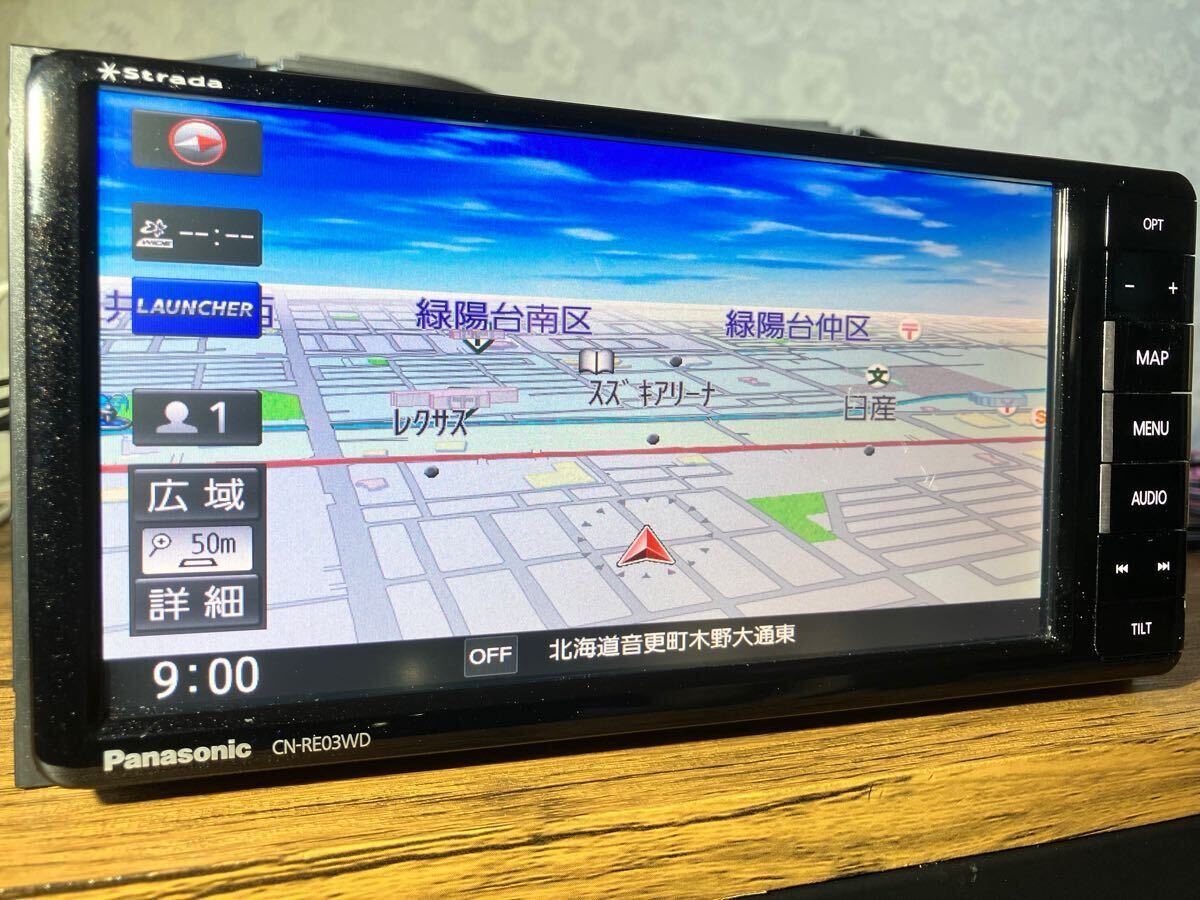 CN-RE03WD Panasonic メモリーナビ フルセグ 2016年地図 パナソニック **