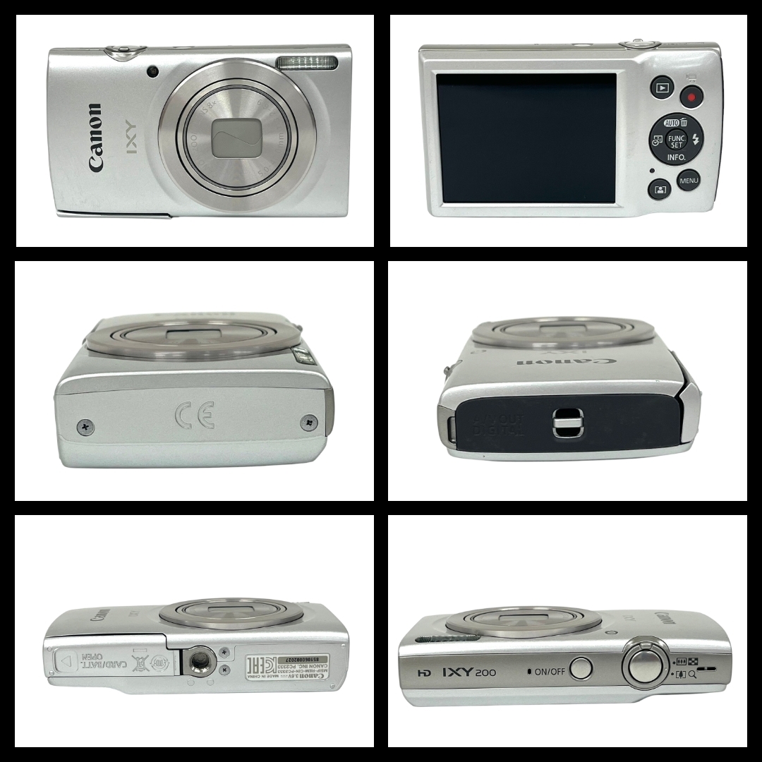 Canon IXY200 【動作未確認、ジャンク品】PC2333キャノンイクシー