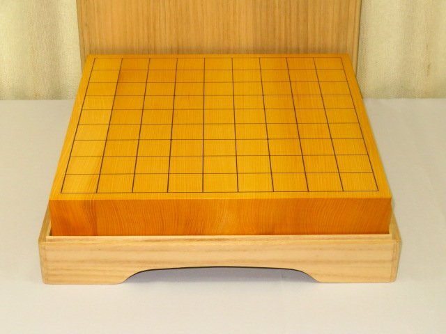卓上碁盤 本榧 ハギ板 天地柾 高級天然木 2寸 3枚継 前川榧碁盤店 | 日向産本榧卓上将棋盤 本榧卓上将棋盤 3寸1分（一枚板