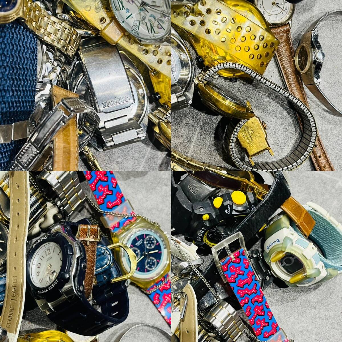 hx011 ☆1円～ ジャンク中古品/現状品/動作未確認 約5kg【腕時計 
