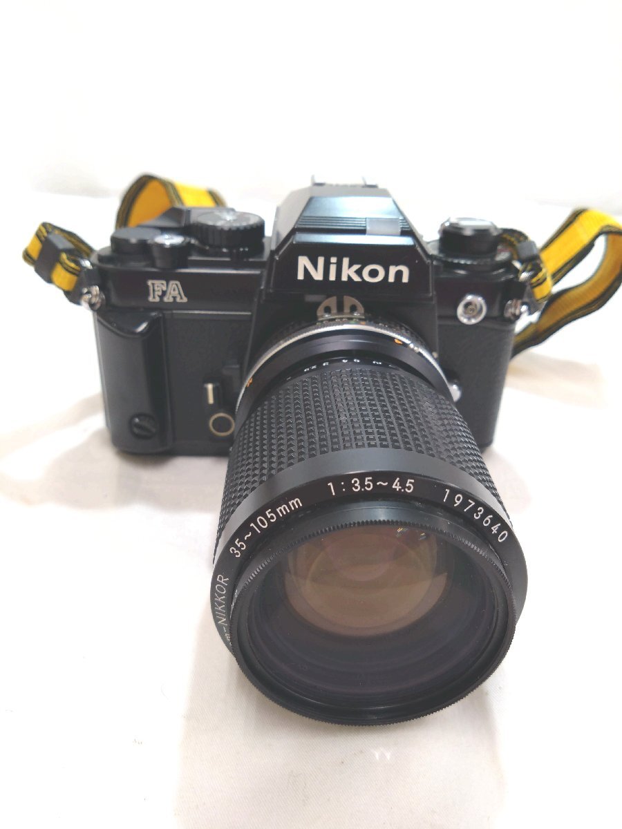 Nikon FA フィルムカメラ Nikkor 35-105mm F ジャンクで □ Nikon FA