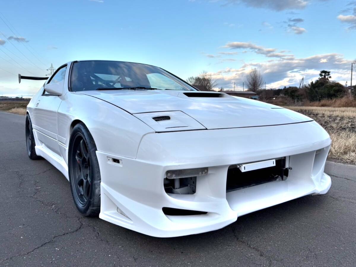 平成3年式 マツダ サバンナRX7 FC3S改 13Bターボ 5速 レカロバケットシート車高調 SSRホイール momoステ 一時抹消書類有り_2