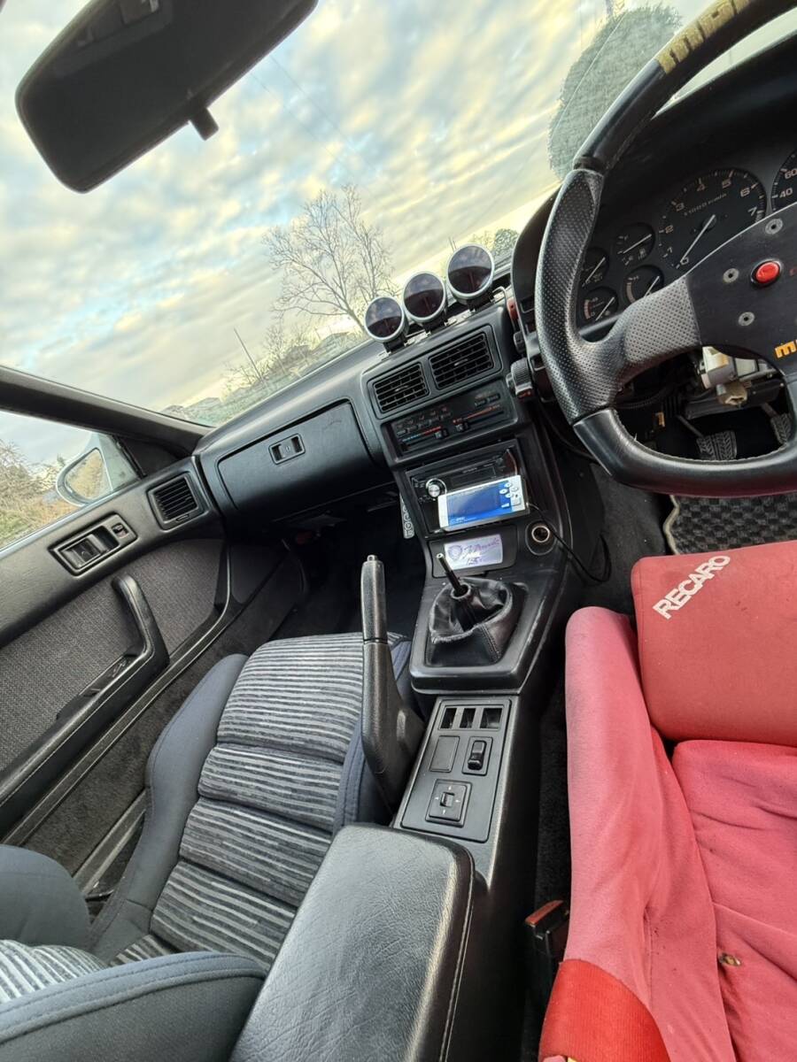 平成3年式 マツダ サバンナRX7 FC3S改 13Bターボ 5速 レカロバケットシート車高調 SSRホイール momoステ 一時抹消書類有り_6