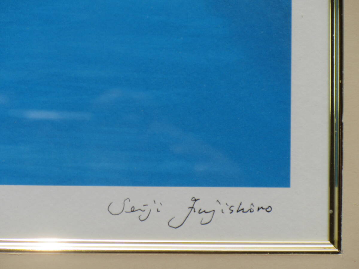 真作/ 藤城清治『めがみ橋』 ダイヤモンドスクリーニング ED; 462/S500