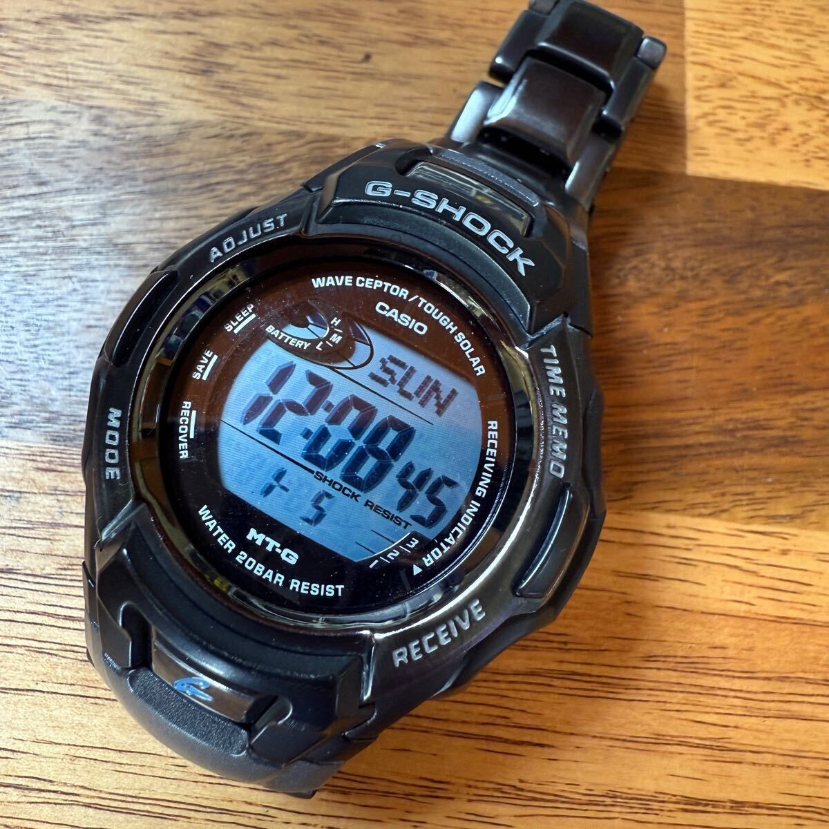 1円スタート】CASIO G-SHOCK MTG-910DJ ブラックフォース 電波ソーラー