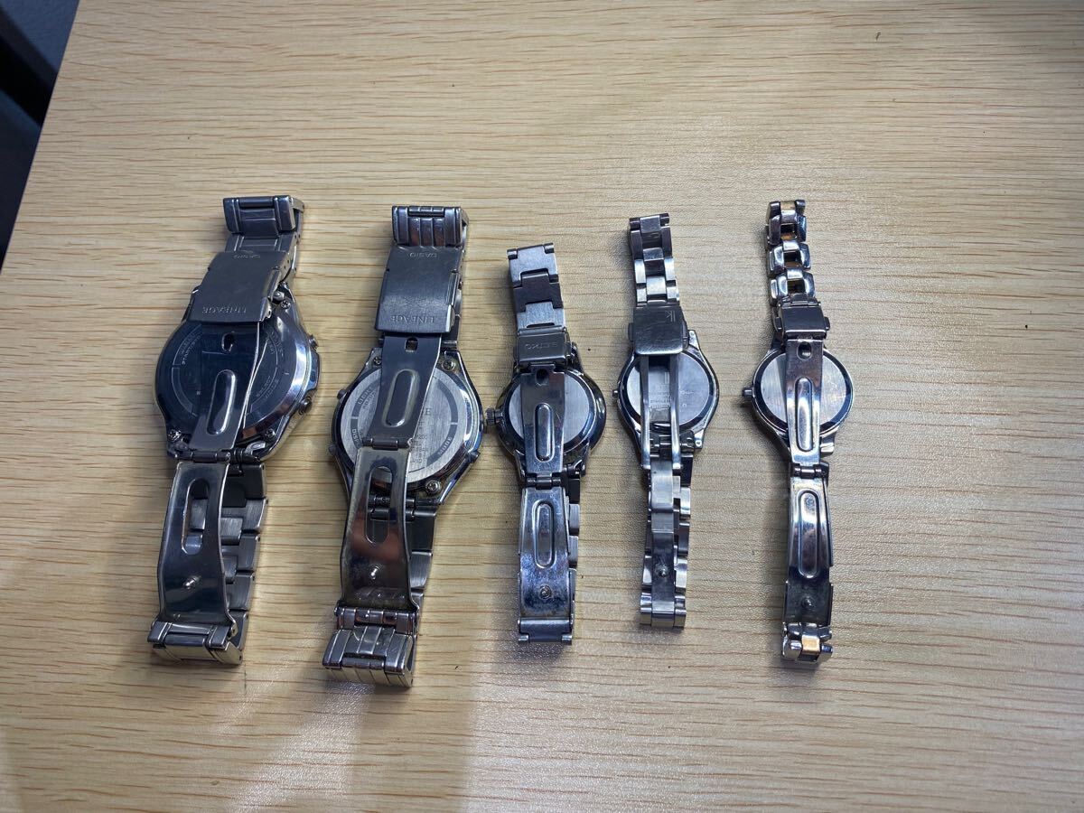 SEIKO 0 腕時計 CASIO SPORTS スポーツ 時計 セイコー クォーツ 5点 