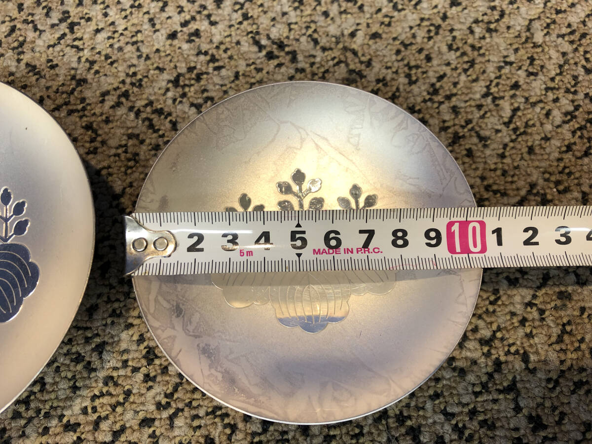 純銀 銀杯 銀盃 造幣局刻印 1000 SILVER 2点セット 重さ約237g(銀製