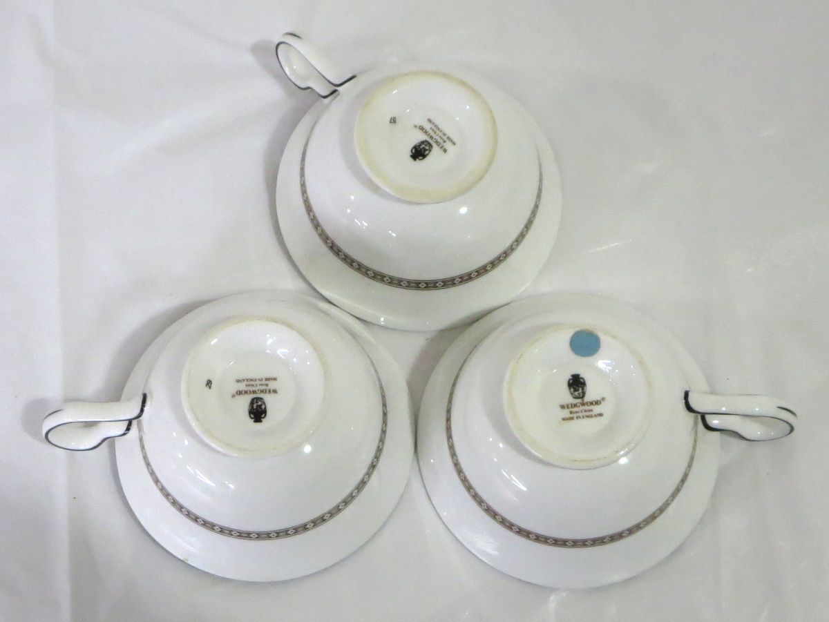 1000円スタート 食器 計23点 WEDGWOOD ウェッジウッド フロレンティーン ターコイズ カップ&ソーサー/プレート/ティーポット 他 □H60041 1000円スタート WEDGWOOD 食器 他 カップ&amp;ソーサー&frasl;プレート&frasl;ティーポット イエロー