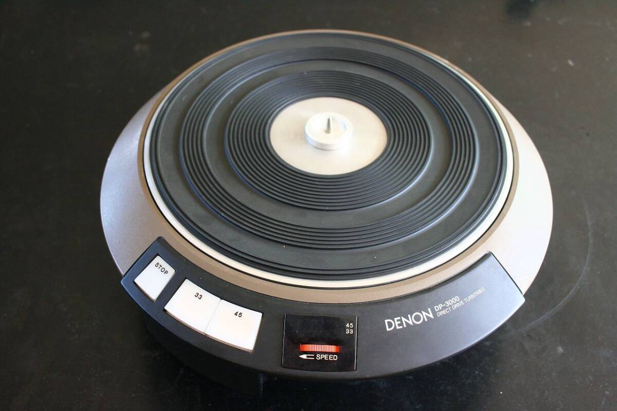 DENON ターンテーブル DP-3000 テーブル レコード 33⁄45回転共に動作