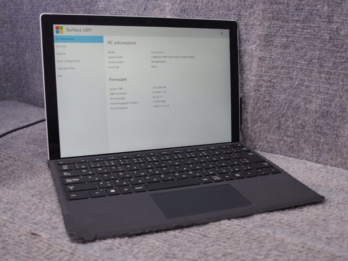 Microsoft surface Pro windows10Pro FJX-00031 Intel core i5 256GB