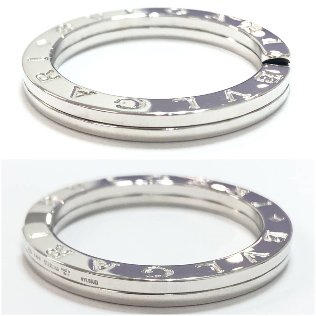 美品 BVLGARI ブルガリ キーリング SV925 ネックレストップ ペンダント 