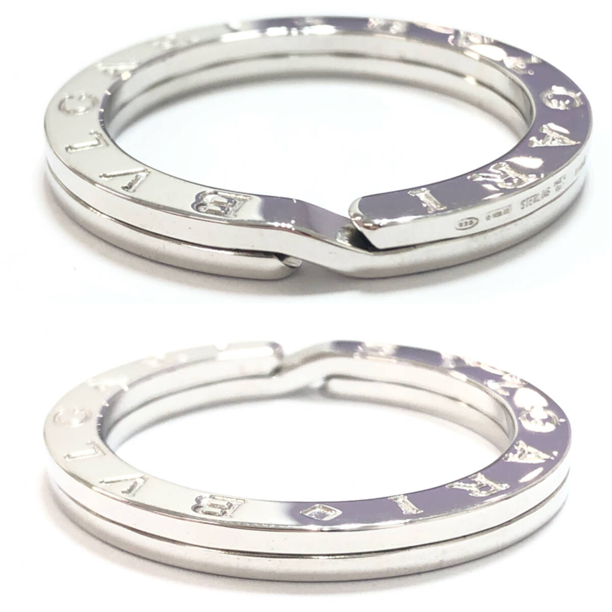 美品 BVLGARI ブルガリ キーリング SV925 ネックレストップ ペンダント 
