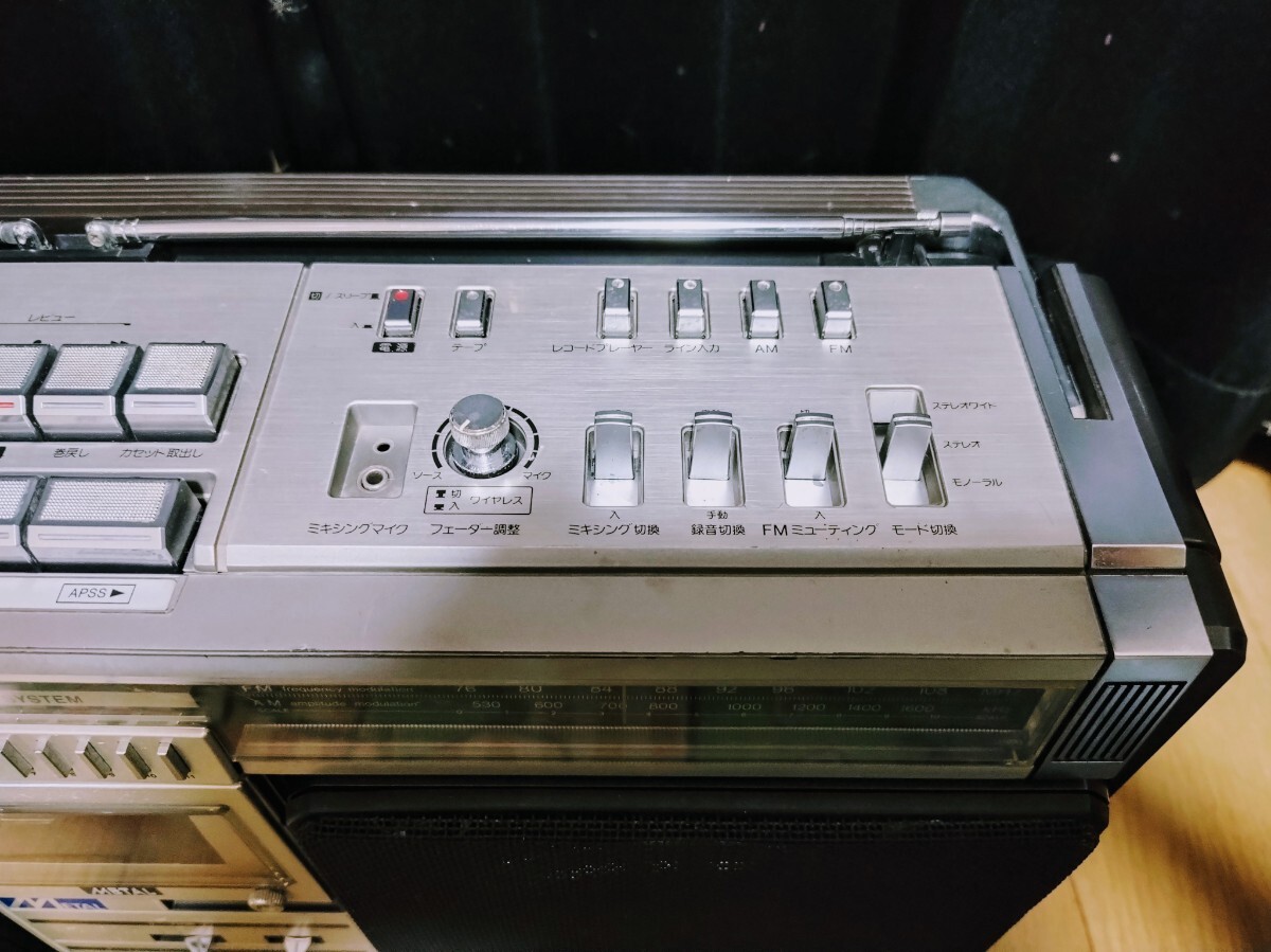 SHARP シャープ ラジカセ GF-508SB 通電確認済み SHARP/シャープ GF
