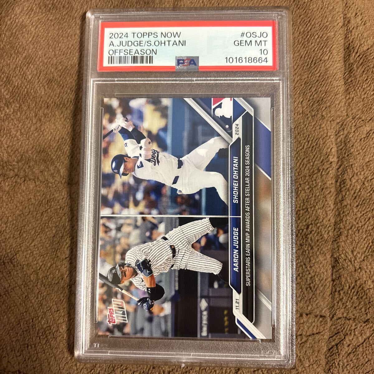 psa10 2024 topps now 大谷翔平 アーロン ジャッジ shohei ohtani 