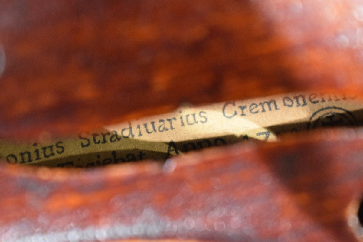 Copy of Antonius Stradivarius Cremonenfis バイオリン 4/4 faciebat Anno1709【ジャンク品】_8