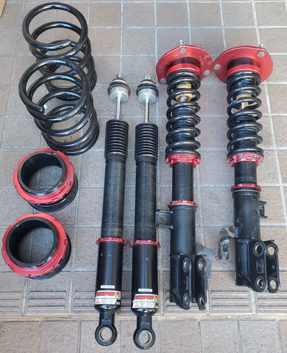 コケ　50エスティマ フロント車高調ブリッツ エスティマ30 (ACR30 40)車高調 ブリッツ BLITZ ZZ-R DAMPER ジャンク