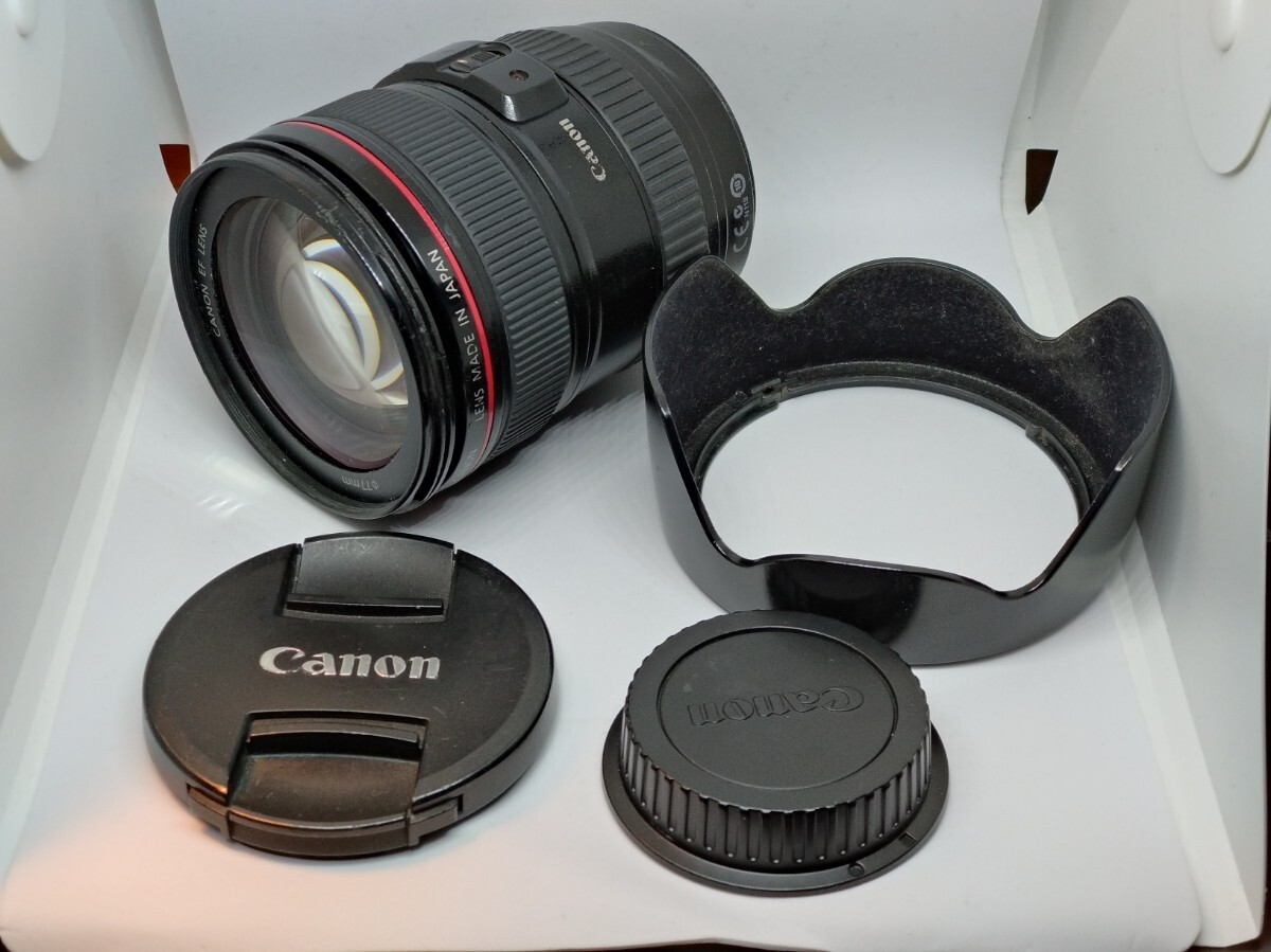 送料無料】Canon キヤノン EF 24-105mm F4 L IS USM レンズ 動作未確認