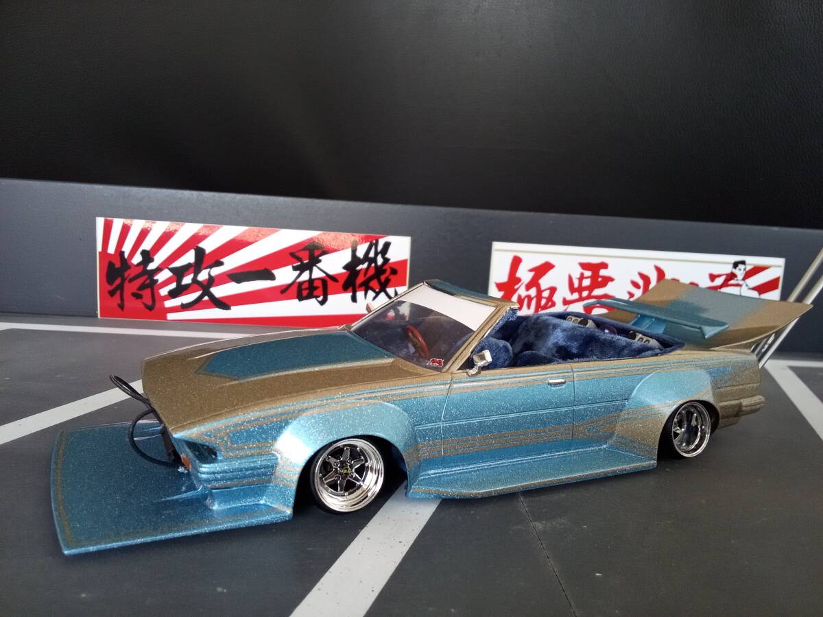 ☆フジミ 1/24 71クレスタ オープン 街道レーサー 完成品☆(完成品