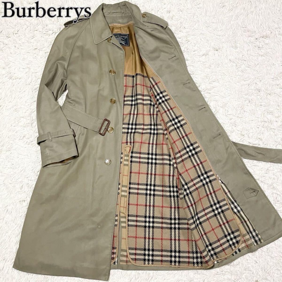 BURBERRY LONDON ノバチェック ラグラン ステンカラーコート バーバリー ノバチェック ステンカラーコート BURBERRY ステン ステン