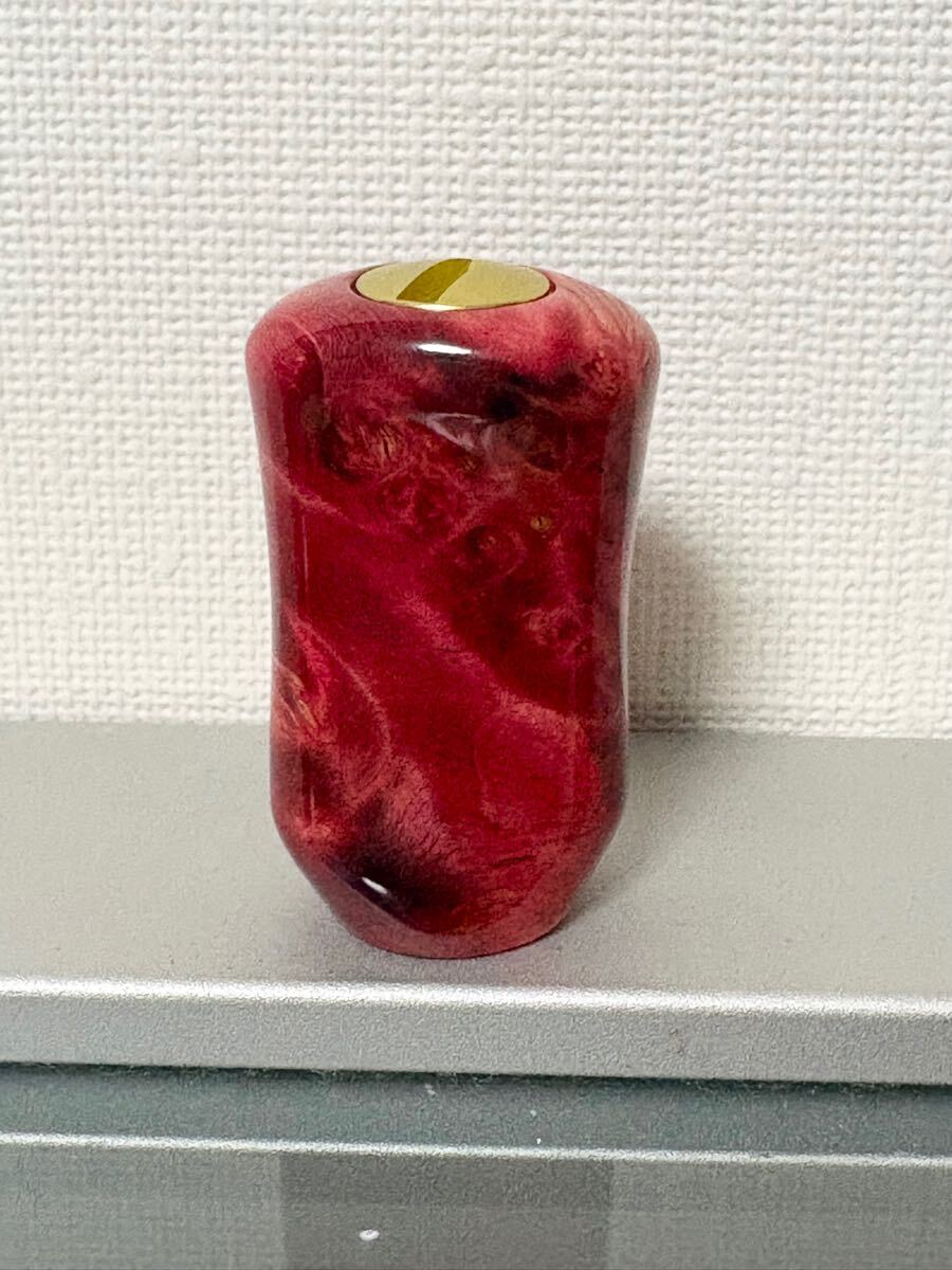 わたらせ樹脂工房 スタビライズドウッドノブ シマノ左巻き わたらせ