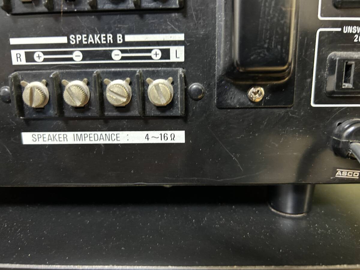 SONY ソニー TA-4650 ビンテージ アンプ VFET 70年代 難あり ジャンク