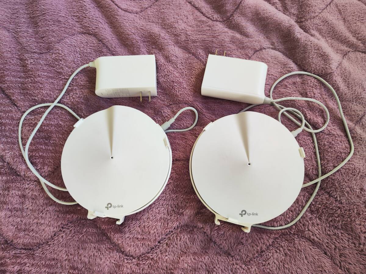 美品 TP-Link Deco M9 Plus 2台パック AC2200 トライバンド メッシュWi-Fi