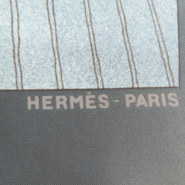 HERMES/エルメス カレ90 VENT PORTANT2 追い風 シルク スカーフ