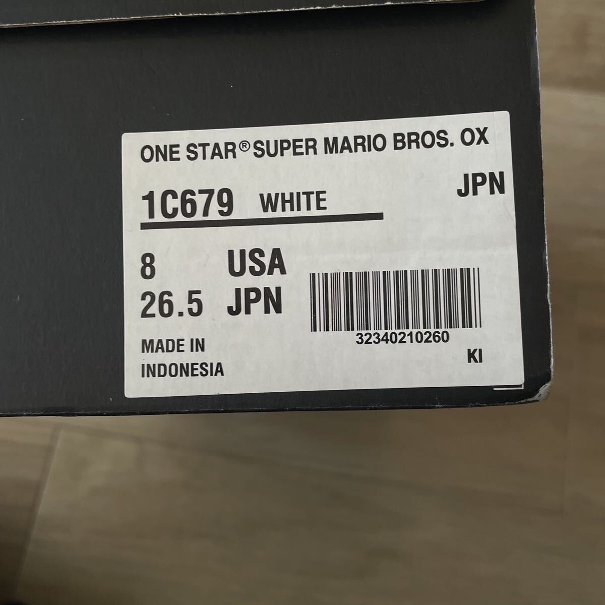 未使用 CONVERSE ワンスター スーパーマリオ 26.5cm 【公式通販】