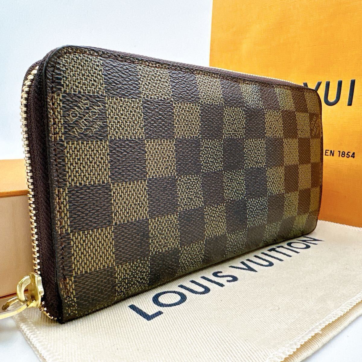 3804【正規品】LOUIS VUITTON ルイヴィトン ダミエ ジッピーウォレット