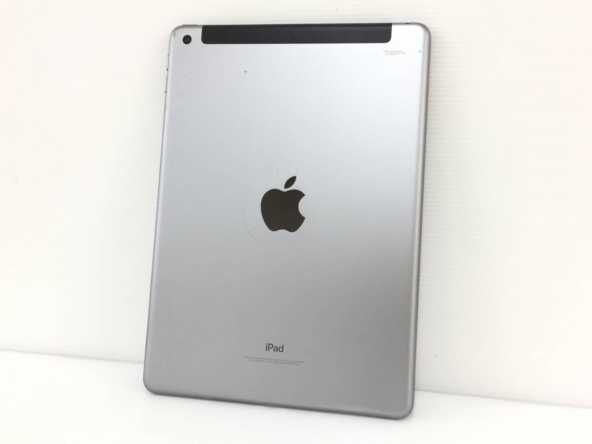 〇 au iPad 第6世代 Wi-Fi＋Cellularモデル 32GB A1954(MR6N2J/A) スペースグレイ 〇判定 動作品 ※難あり_6
