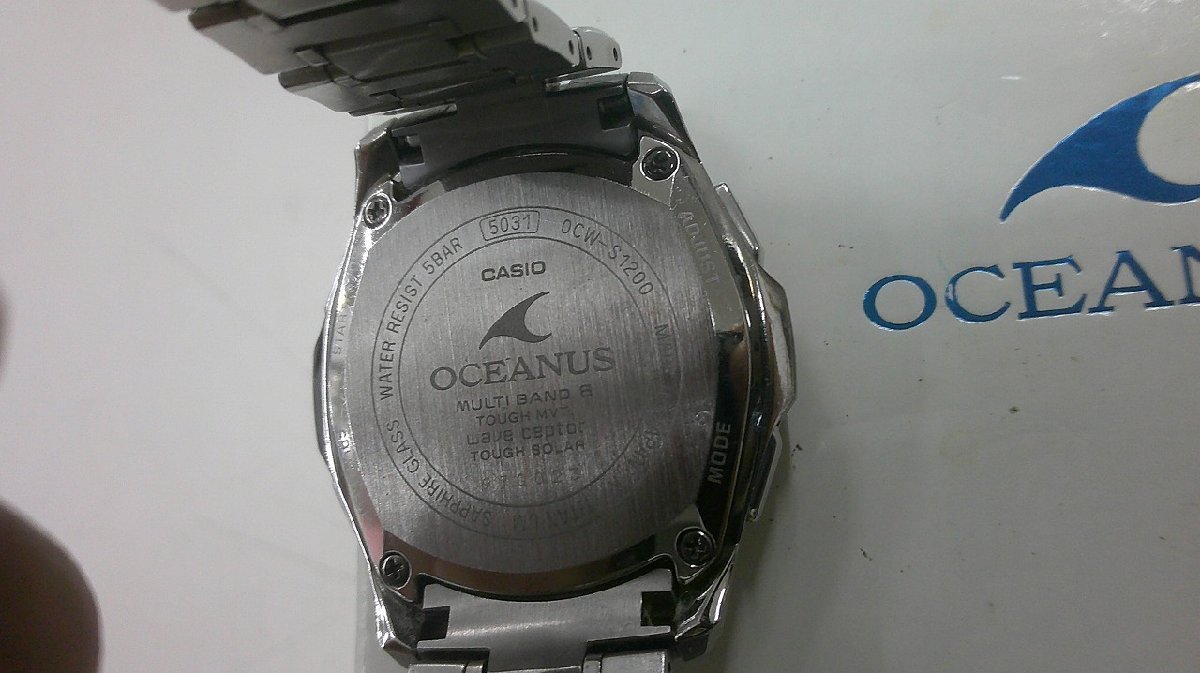オシアナス - カシオ マンタ OCW-S1200-1AJF メルカリ s1200の通販 