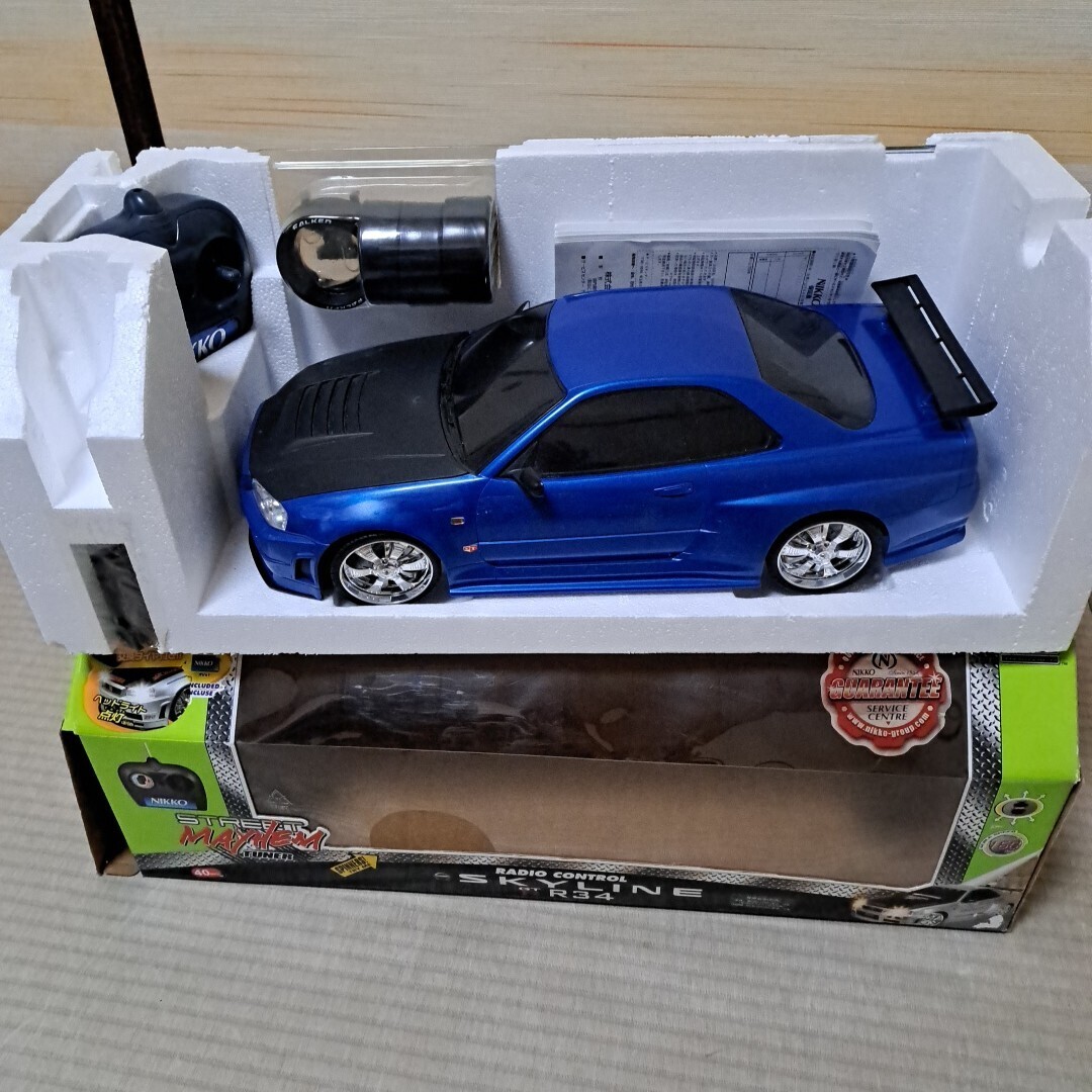 NIKKO R34 スカイライン GT-R ラジコン RC 中古 BNR34 【公式通販】