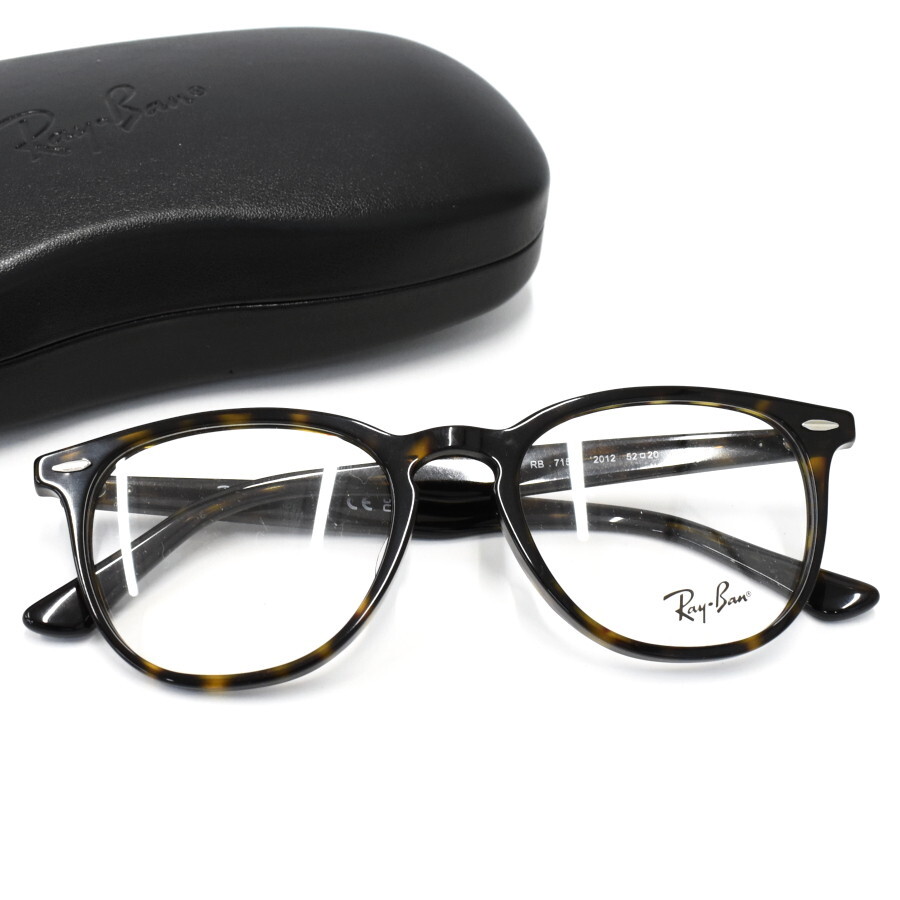 1円 ◆美品 RayBan レイバン 眼鏡フレーム 伊達メガネ アイウェア RB7159F プラスチック ブラウン◆E.Bll.tl-17_1