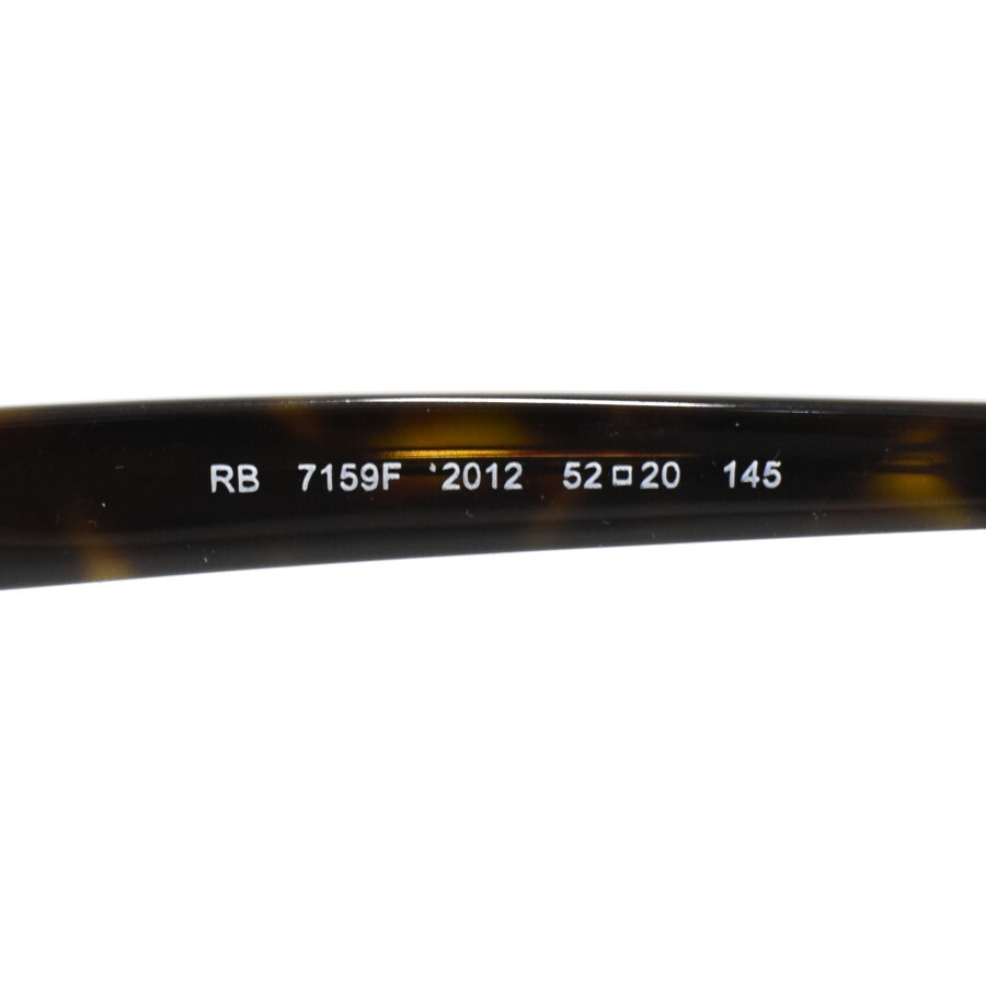 1円 ◆美品 RayBan レイバン 眼鏡フレーム 伊達メガネ アイウェア RB7159F プラスチック ブラウン◆E.Bll.tl-17_6