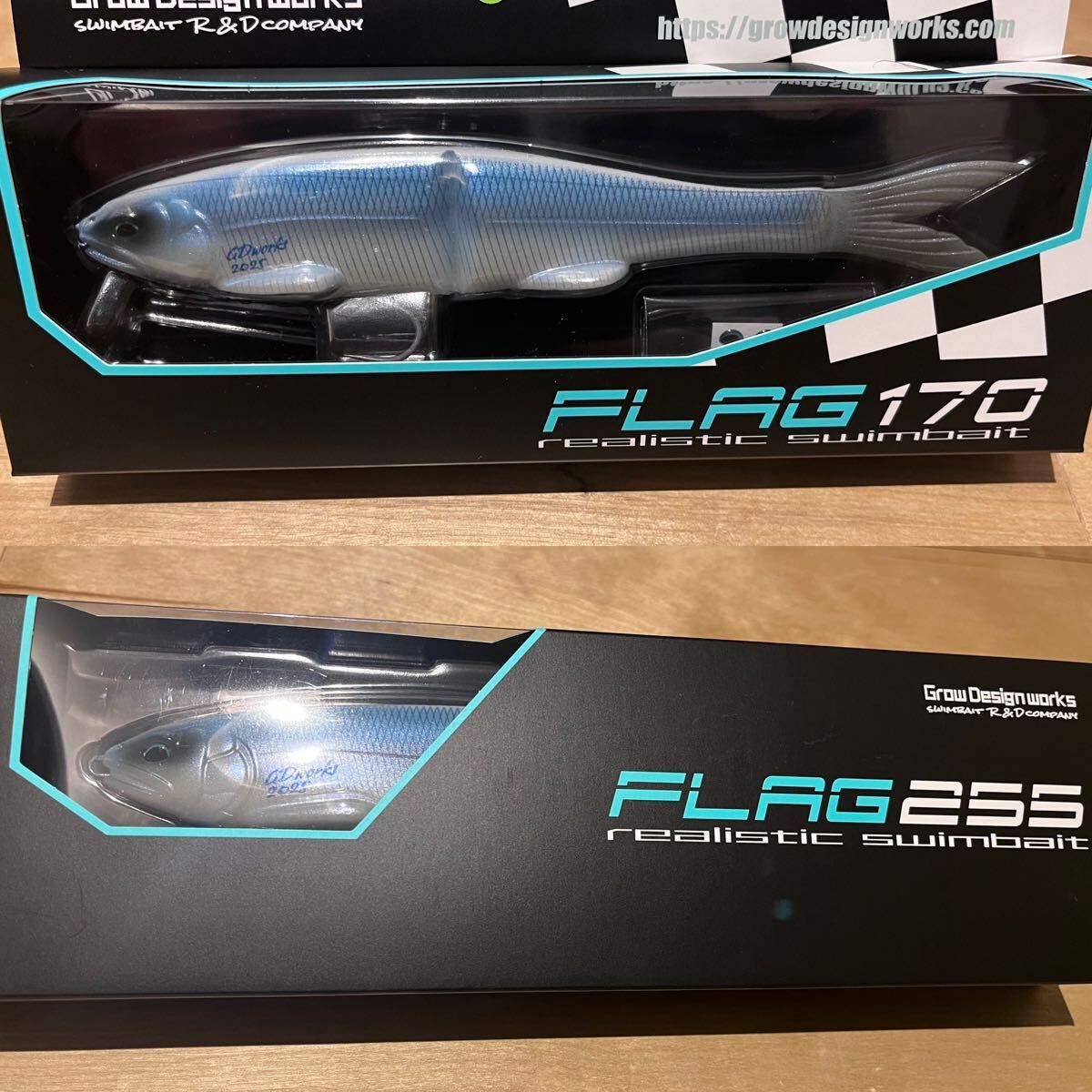 FLAG170 フラッグ255 限定カラー ICE グローデザインワークス セット
