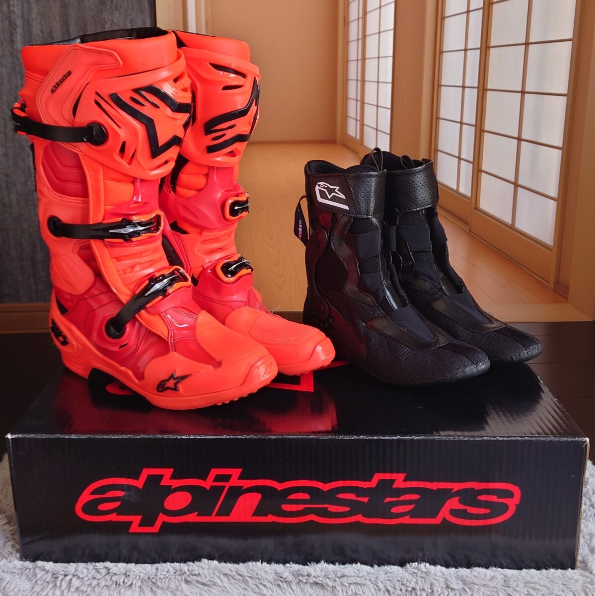  Alpinestars Tech 10 Ember Boots - Limited Edition Jett Lawrence 着用モデル_1