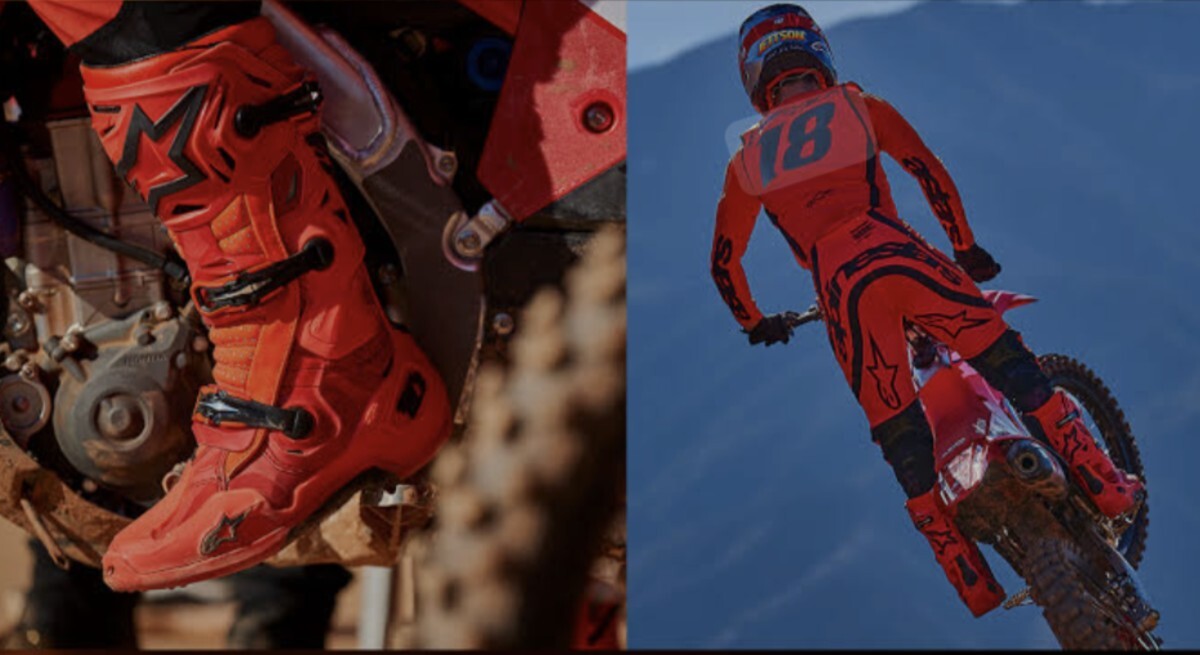  Alpinestars Tech 10 Ember Boots - Limited Edition Jett Lawrence 着用モデル_10