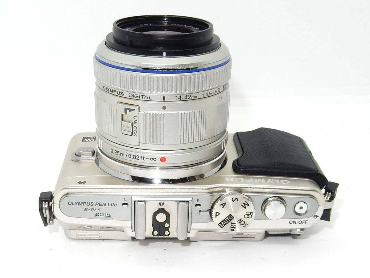 ☆美品☆ OLYMPUS オリンパス E-PL5 ボディ M.ZUIKO DIGITAL 14-42mm