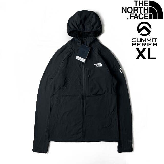 1円～!売切!【正規新品】THE NORTH FACE◆SUMMIT SERIES FUTUREFLEECE FULL-ZIP HOODIE フルジップ パーカー US限定 軽量(XL)黒 180915-85_1