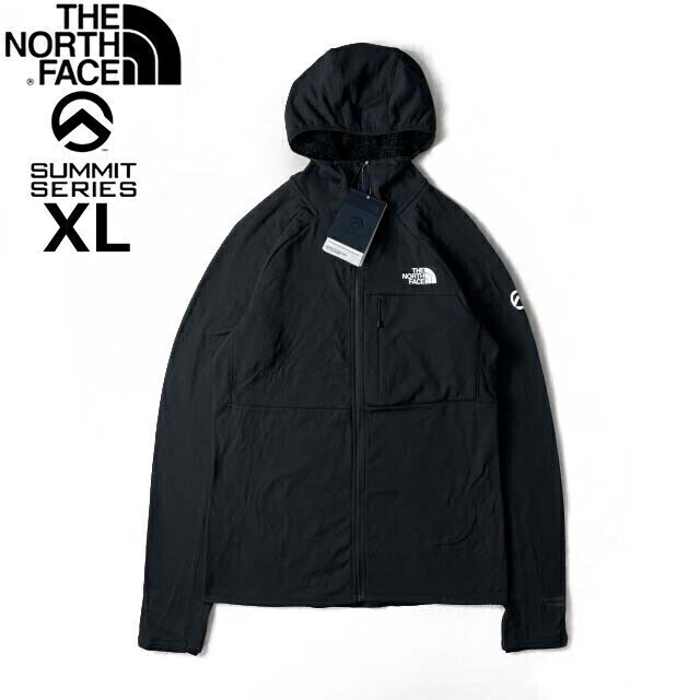 1円～!売切!【正規新品】THE NORTH FACE◆SUMMIT SERIES FUTUREFLEECE FULL-ZIP HOODIE フルジップ パーカー US限定 軽量(XL)黒 180915-85_3