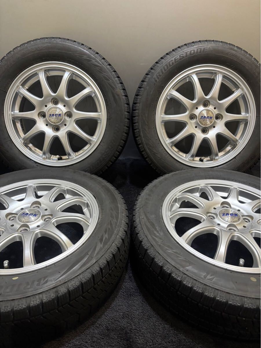 全国無料，得価 165/65R14 BRIDGESTONE/VRX2 19年製 ZACK 14インチ 4.5J +45 100 4H スタッドレス 4本 タンク ルーミー パッソ 南1-I101(スタッドレスタイヤ)｜売買されたオークション情報、yahooの商品情報をアーカイブ公開 - 4穴