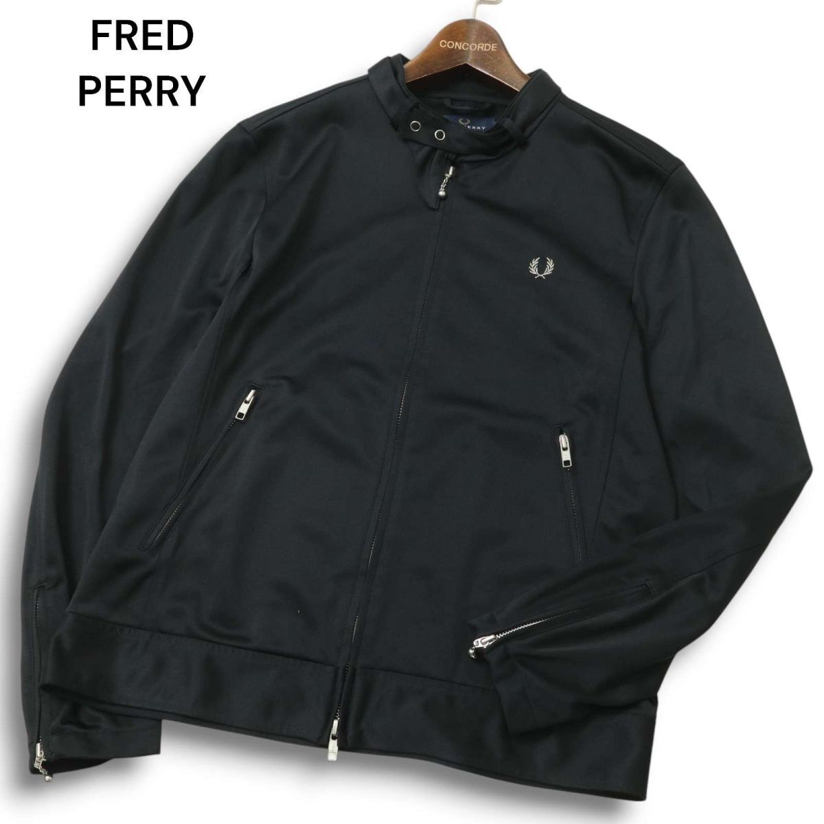 FRED PERRY フレッドペリー 通年 ロゴ刺繍☆ ストレッチ ジャージ FRED PERRY フレッドペリー 通年 ロゴ刺繍☆ ストレッチ ジャージ