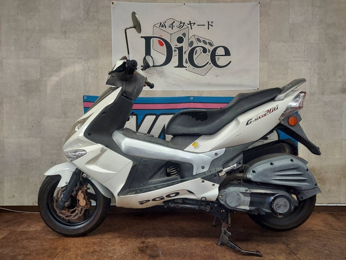 ☆高速走行OK！ PGO G-MAX200 RFVM2UCC～ セル始動 実働車 書類有り 4