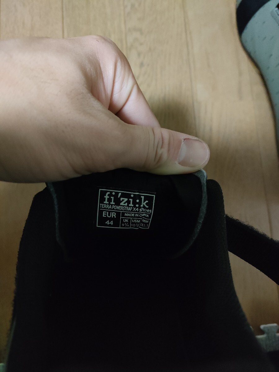 フィジーク　テラ　パワーストラップ　fizik　terra　euサイズ44　28.3cm_7