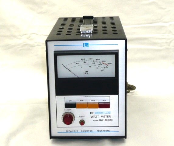 クラニシ 終端型電力計 RW-1000D KURANISHI 1.8〜500MHz 1kW⁄200W⁄20W