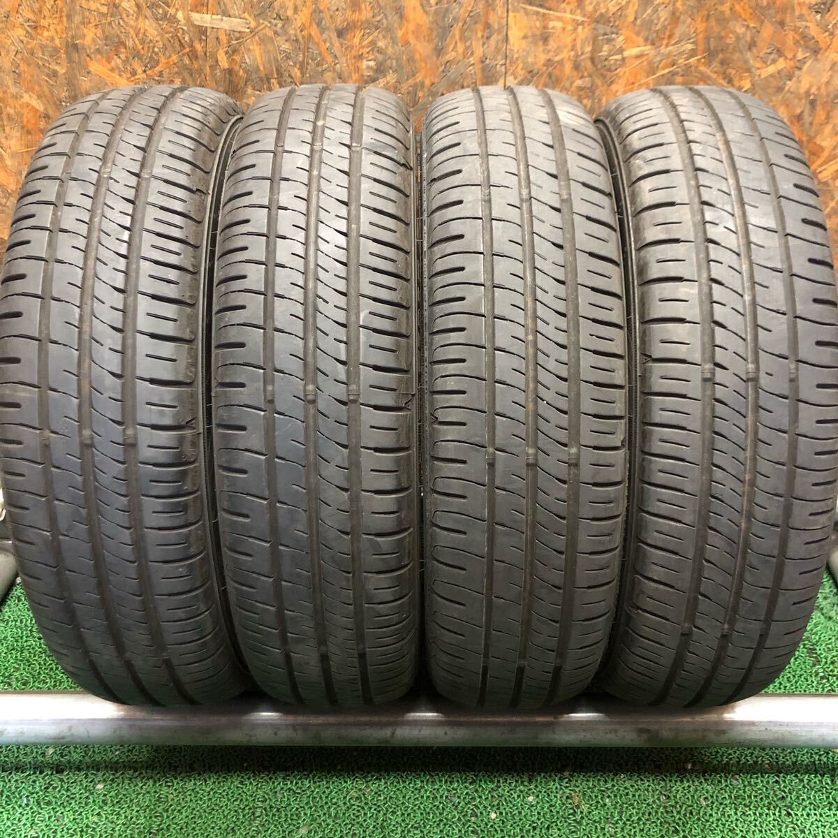DUNLOP ENASAVE EC204 155/65R14 75S 極上バリ山4本価格 O-377 福岡