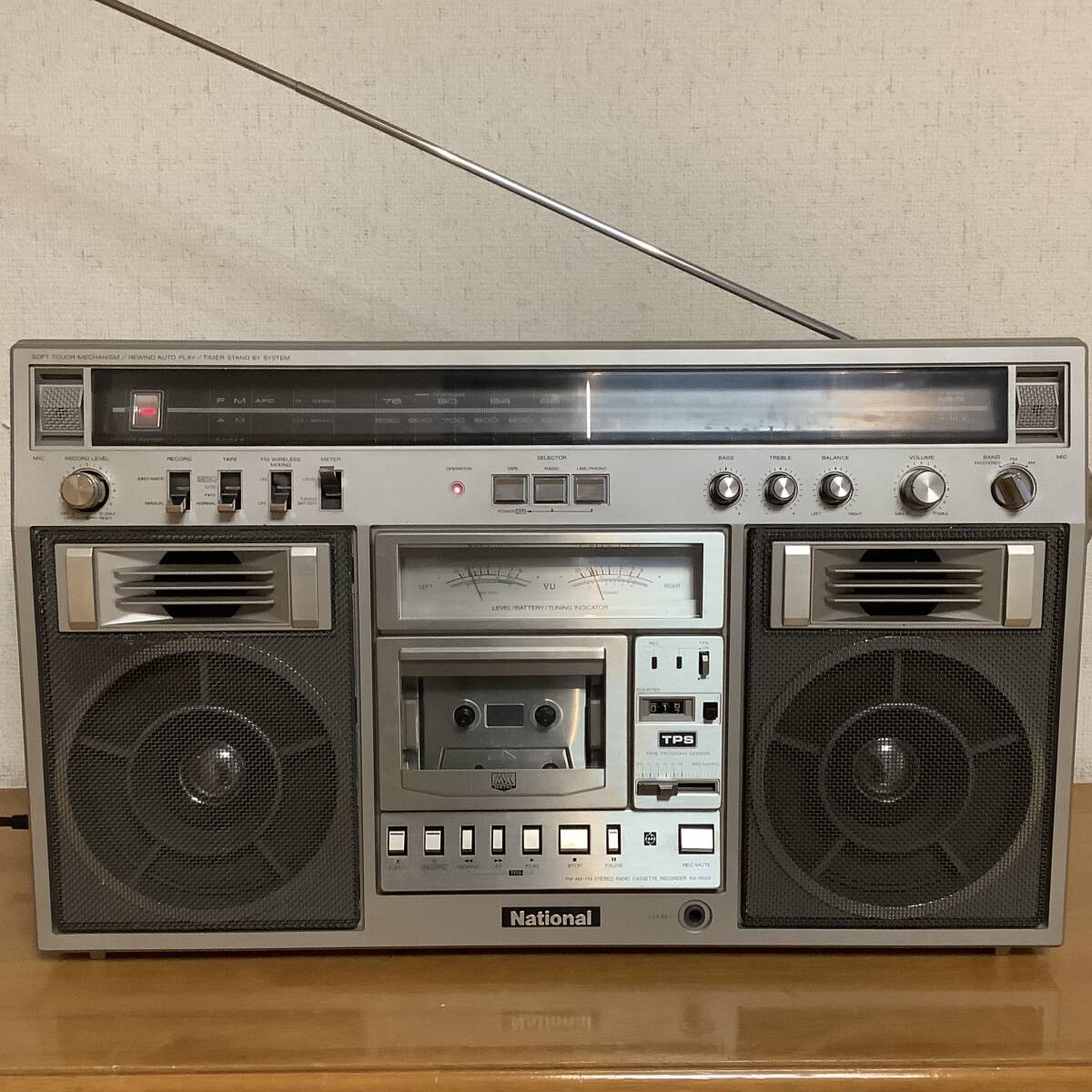 National/RX-5600ラジカセ FM/AMカセットデッキ 動作品】 National RX