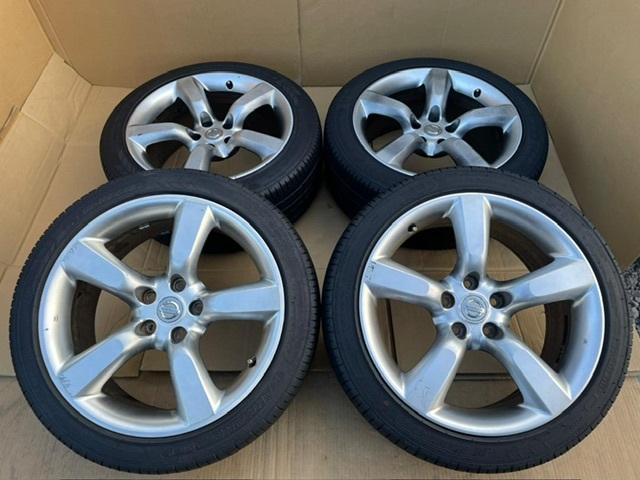 ホイール付タイヤ4本セット)) フェアレディZ Z33 純正アルミホイール